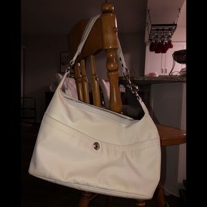 Authentic White Coach Handbag